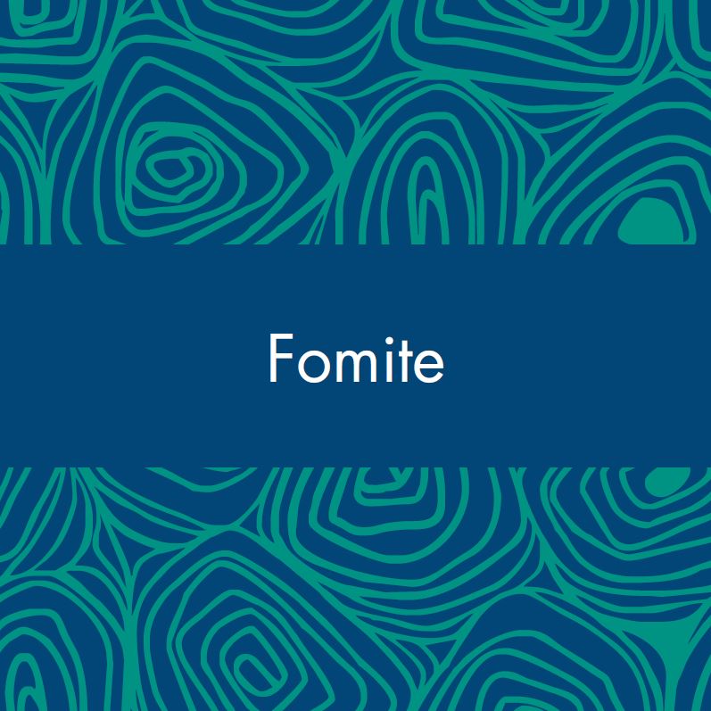 fomite vocabulary card