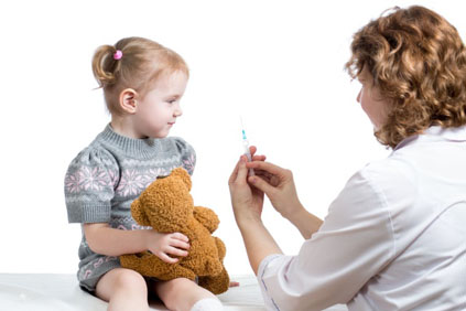 child with doctor