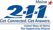 211 Maine logo