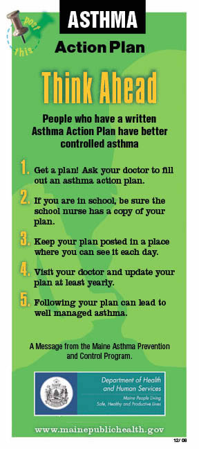 Asthma Action Plan Chart