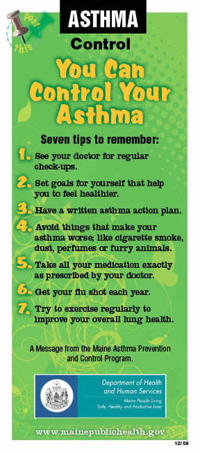 Asthma Info Control Chart