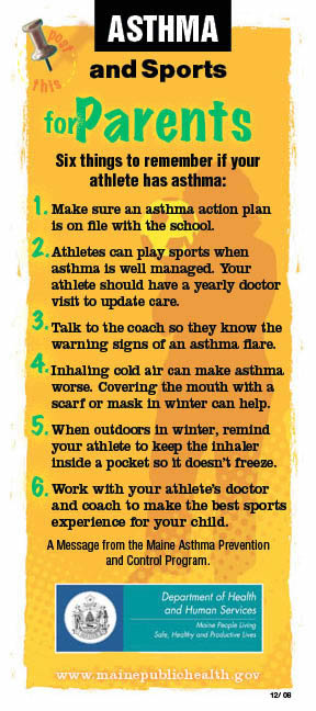 Asthma for Parents Chart
