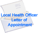 Local Health Officer Letter of Appointment