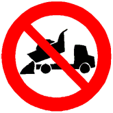 no dumping symbol
