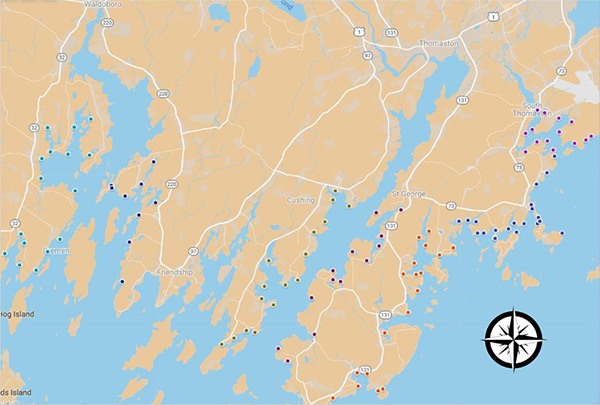 Map with Sample Sites