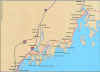 map of central Maine coast