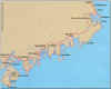 map of eastern Maine coast
