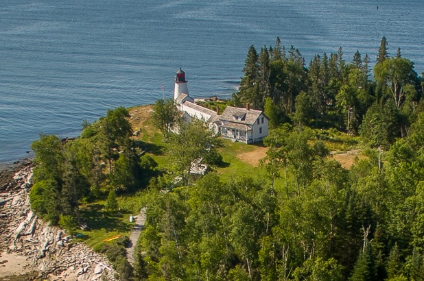 Lighthouse and keepers house