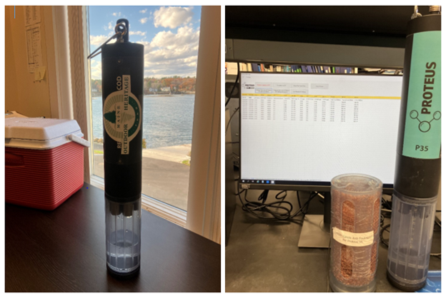 Figure 3. An image of the Real-Time Coliform Sensor that was purchased with Maine Outdoor Heritage Fund grant money.