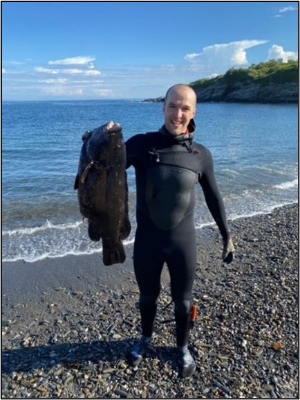 Tautog spearfishing record