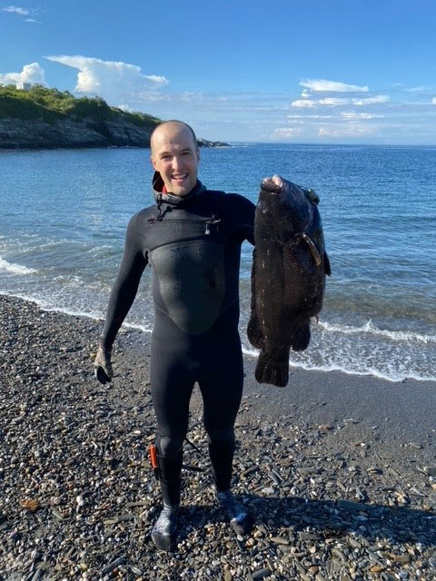 Tautog spearfishing record