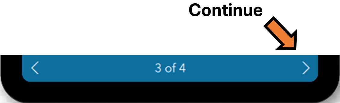 Click the right arrow to continue to the Catch Measurement section on the next page
