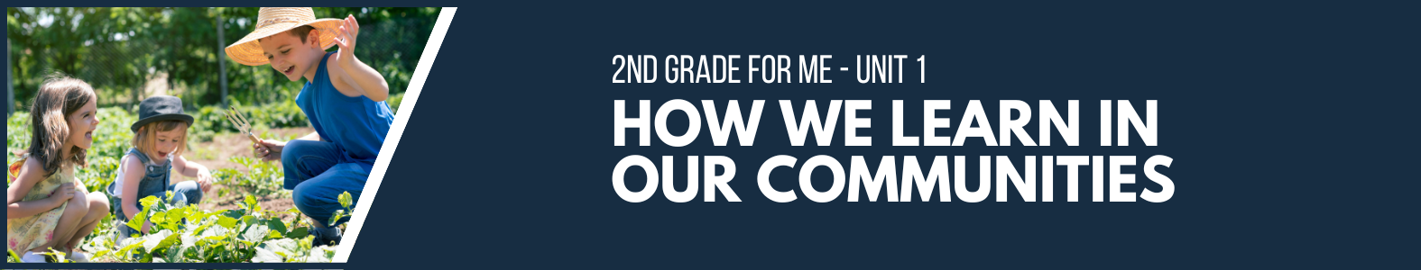 How we learn in our communities banner