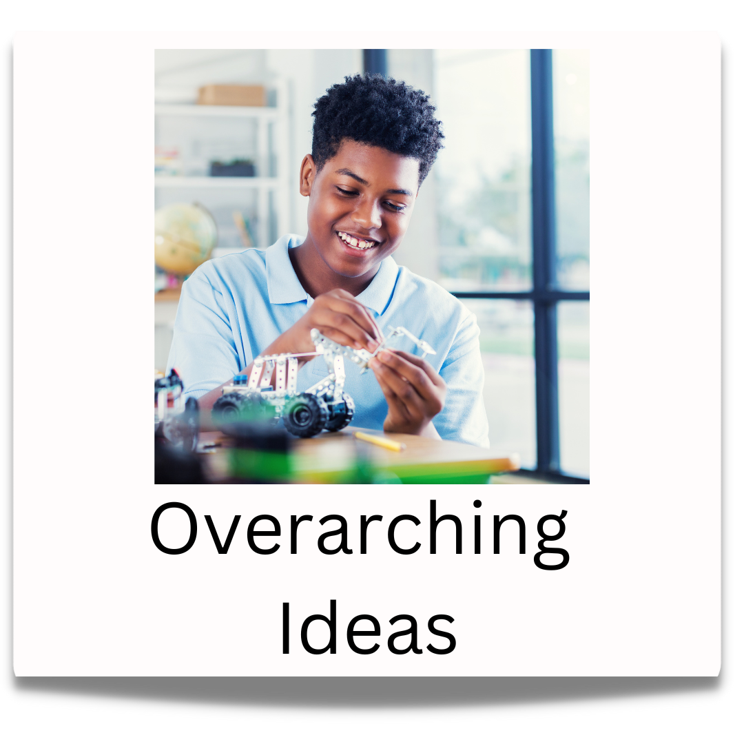Overarching ideas.  Click to visit the overarching ideas professional learning page