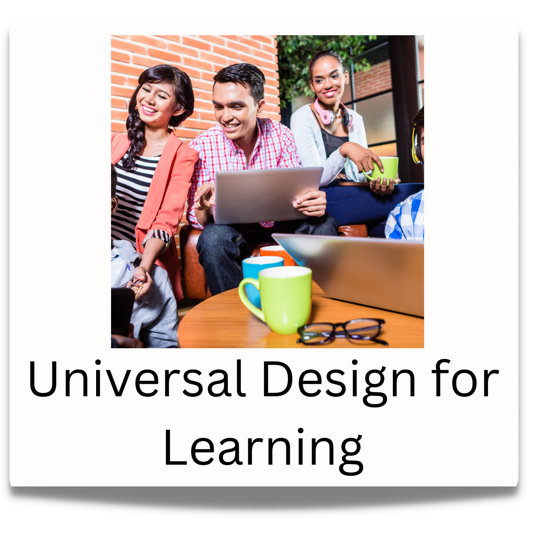 Universal Design for Learning button.  Click to visit the Universal Design for Learning  professional learning page.