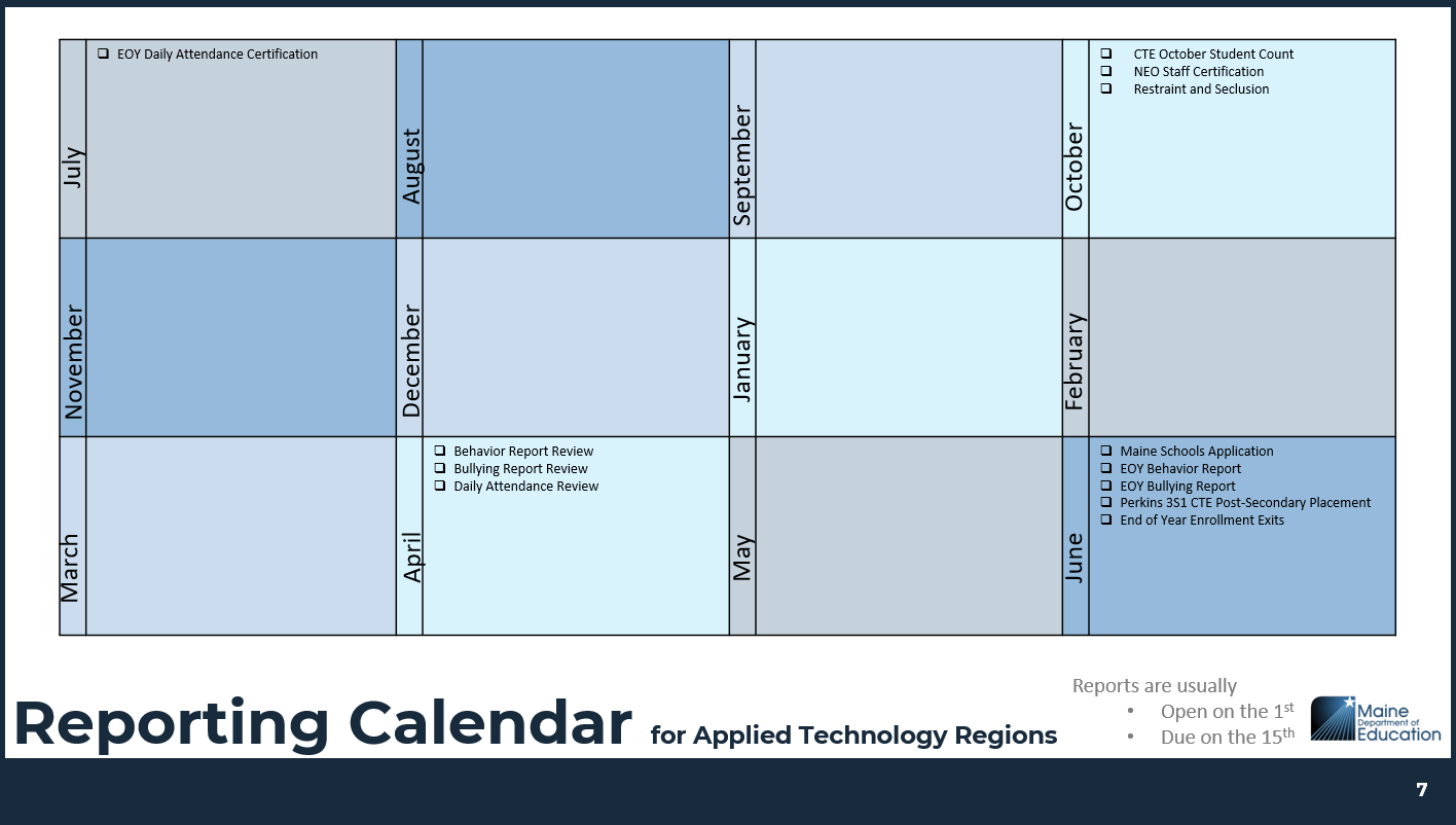 Applied Technology Calendar