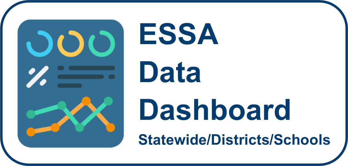 ESSA Data Dashboard for statewide, districts, and schools