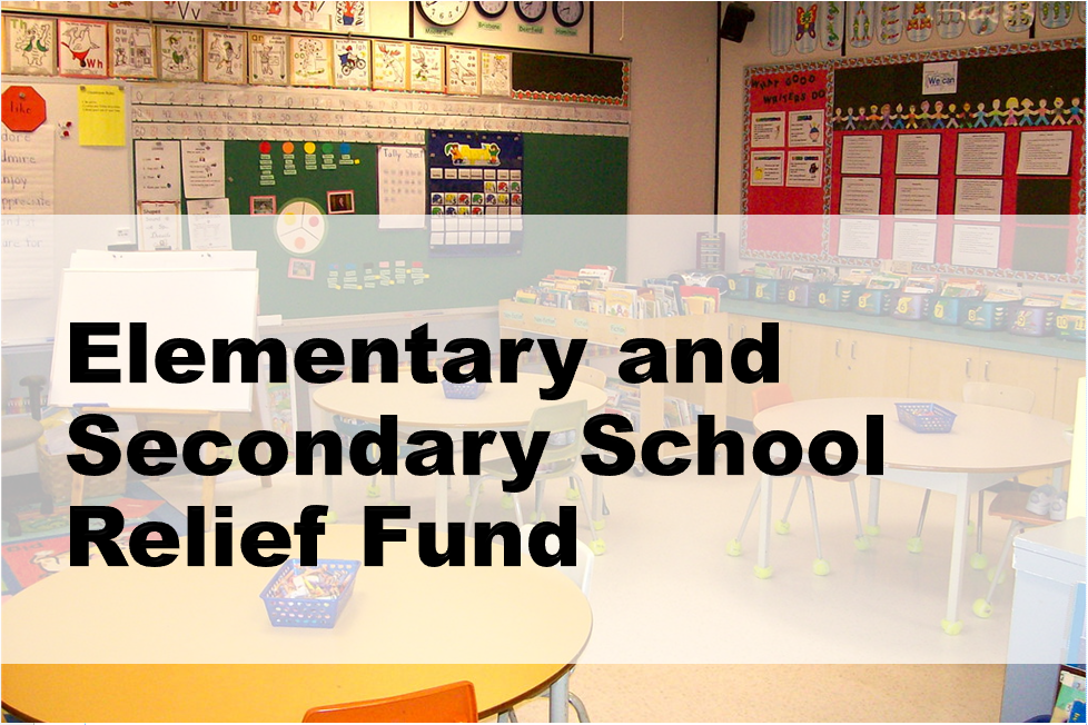 Photo of an empty elementary school classroom