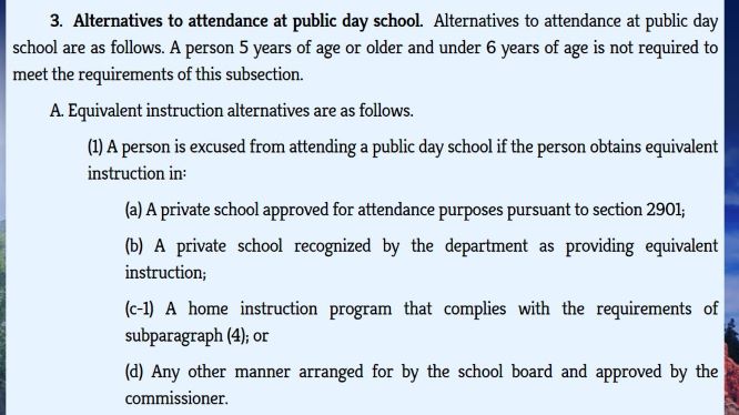 Equivalent Instruction statute