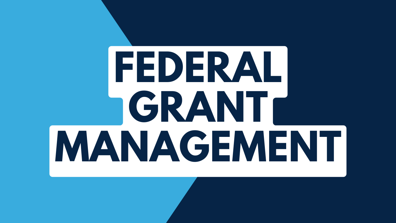 Federal grant management banner