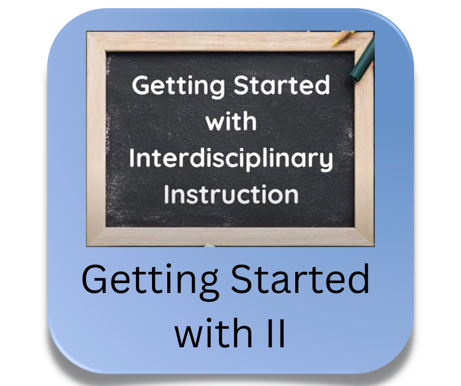 Getting Started with Interdisciplinary Instruction module button