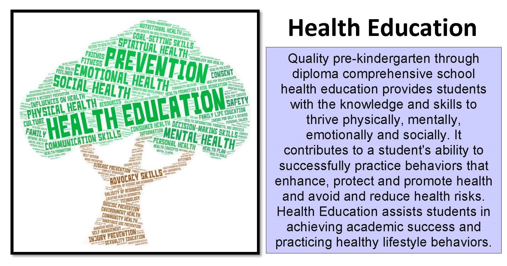 Health Education Tree