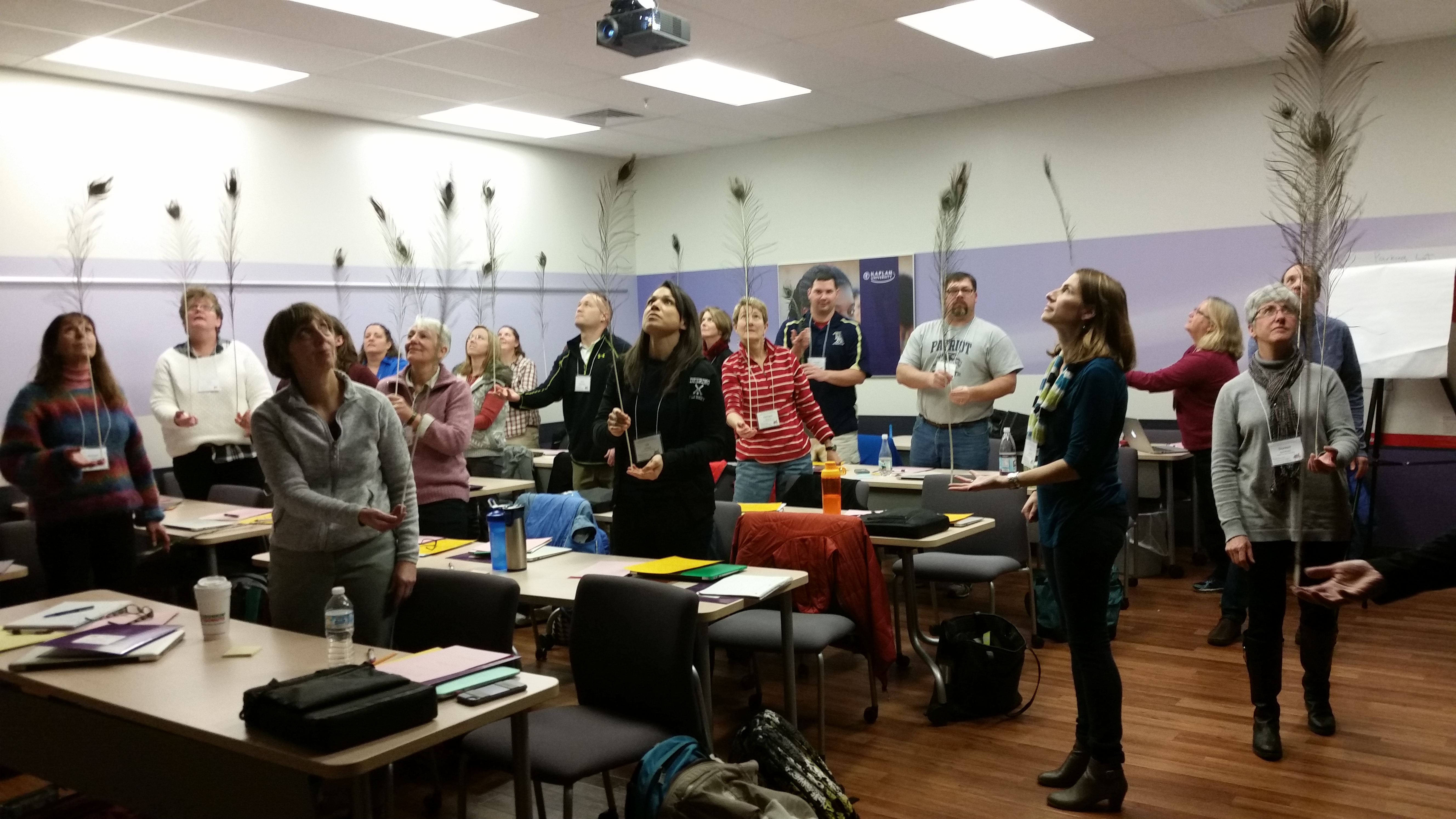 Training photo with health educators