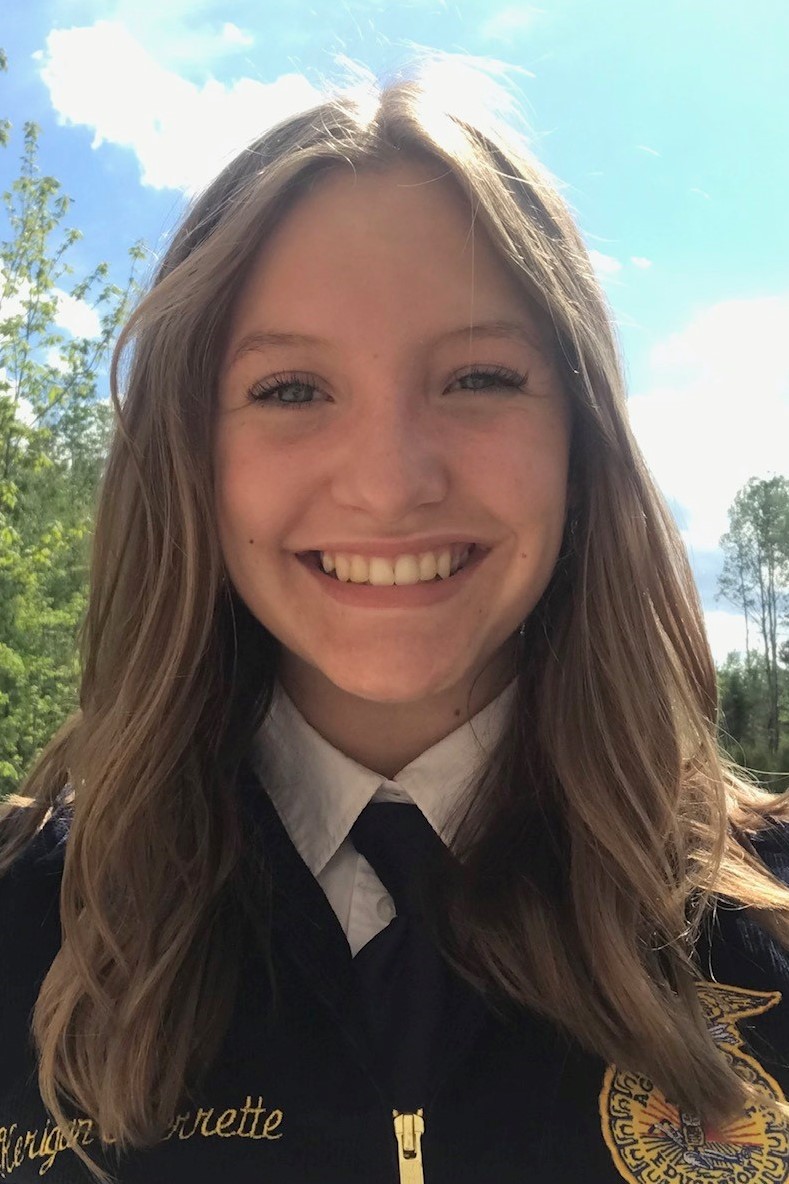 Photo of Maine FFA State Vice President Kerigan Guerrette