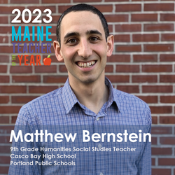 Matt Bernstein, 2023 Teacher of Year