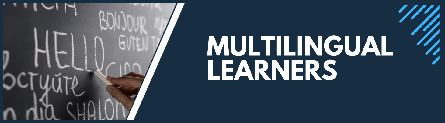 Multilingual Learners Website Banner