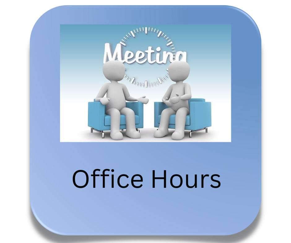 Office hours button