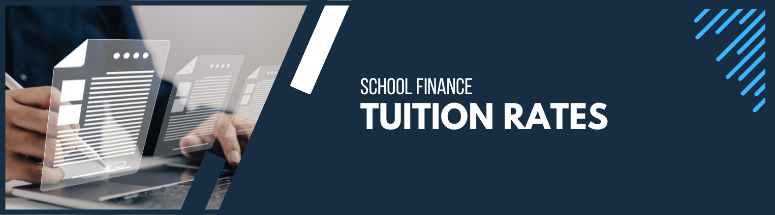 School Finance Tuition Rates Web Banner