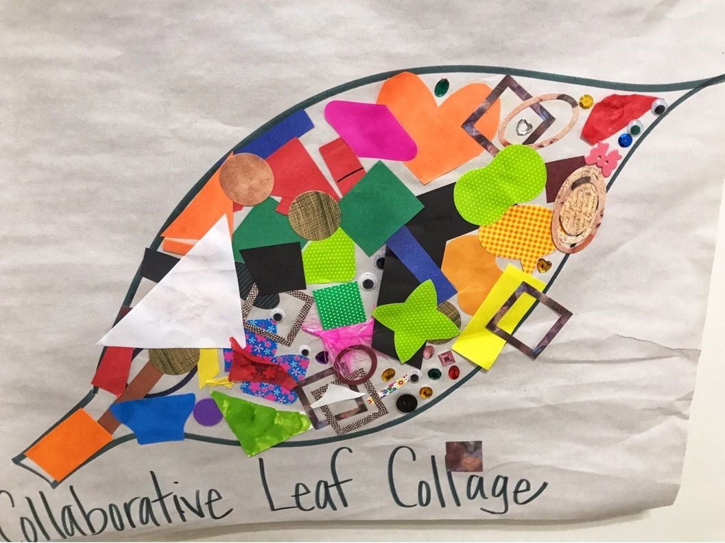 Collaborative Leaf Artwork