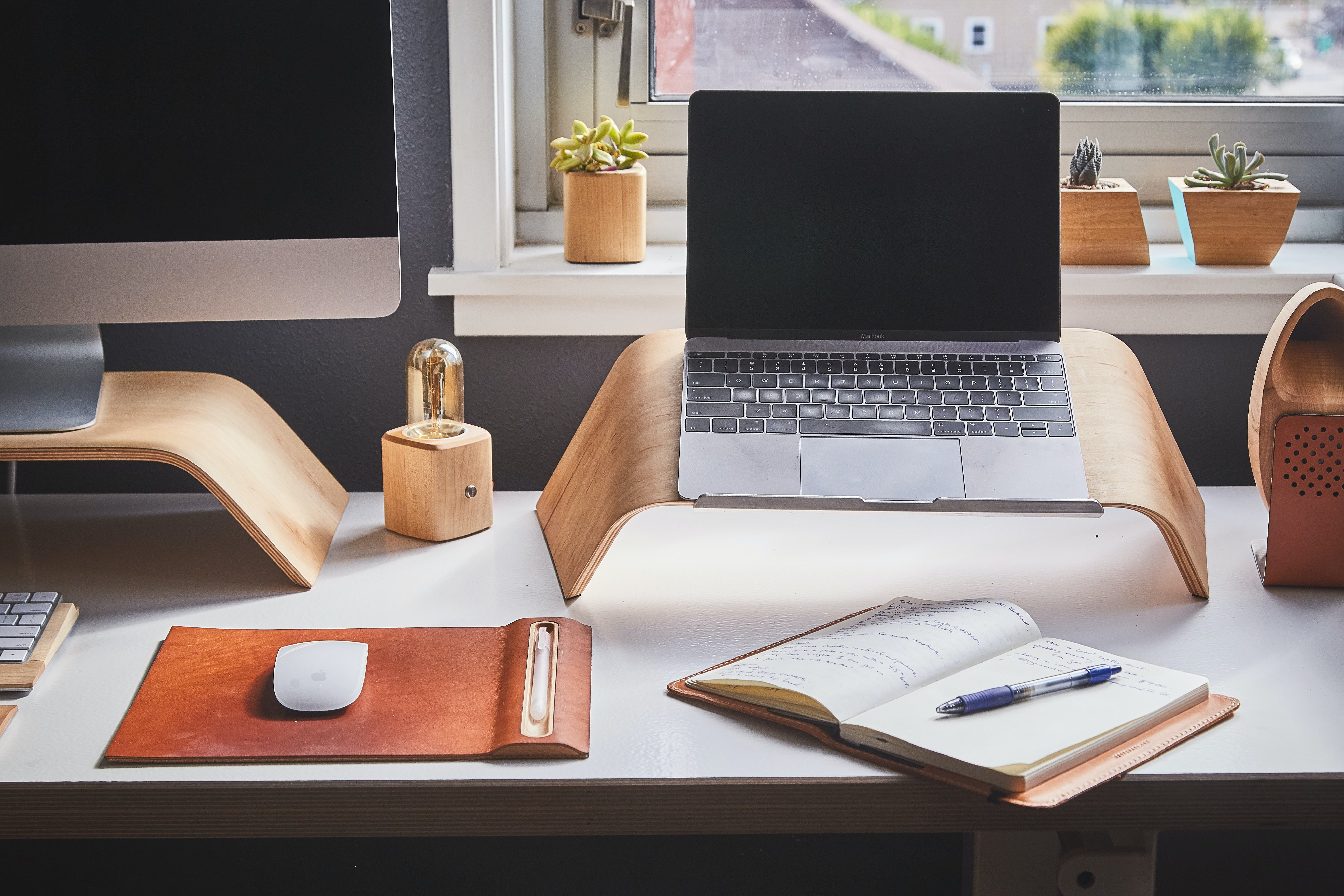 computers on desk