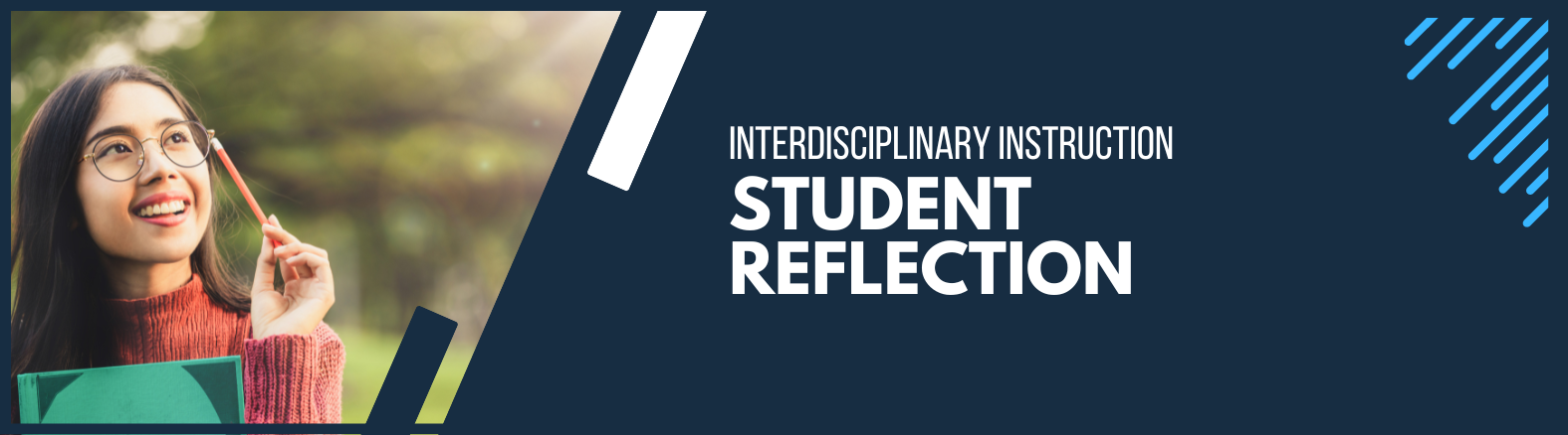 student reflection banner