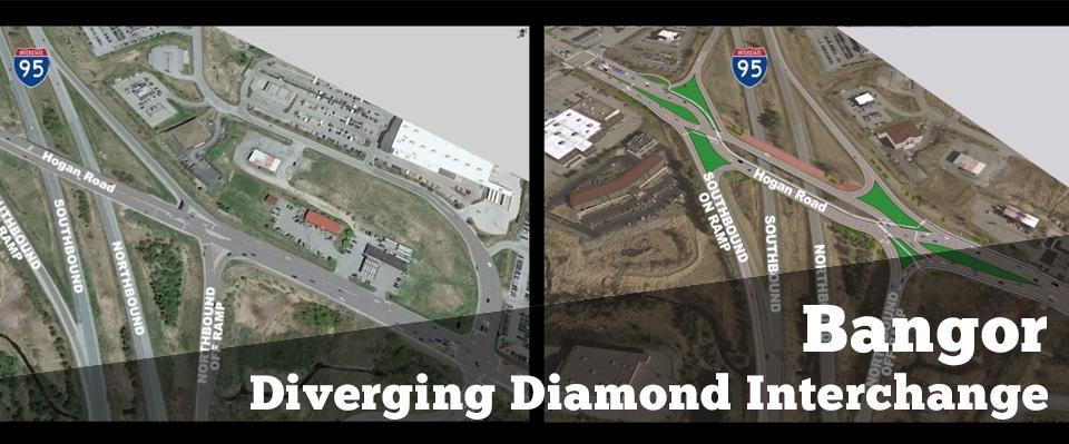 Before and after images of the project