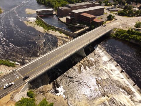 Ticonic Bridge Aerial June 2026