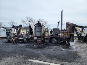 295 Truck Fire