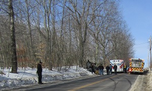 EMS on scene of auburn crash