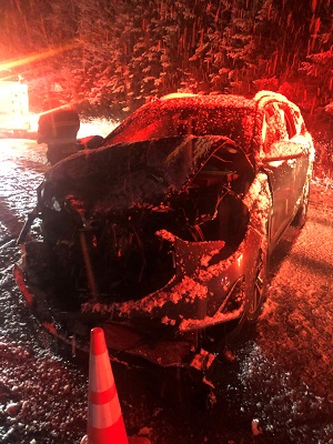 Vehicle after crash