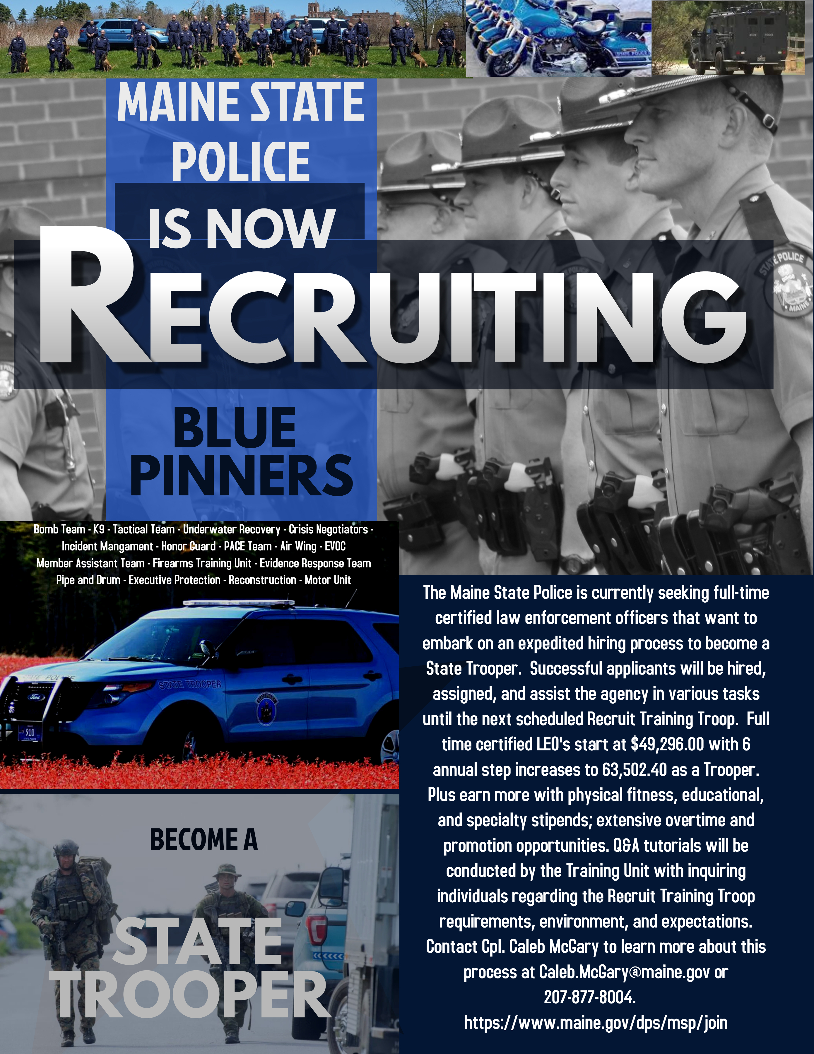 Blue Pin Flyer