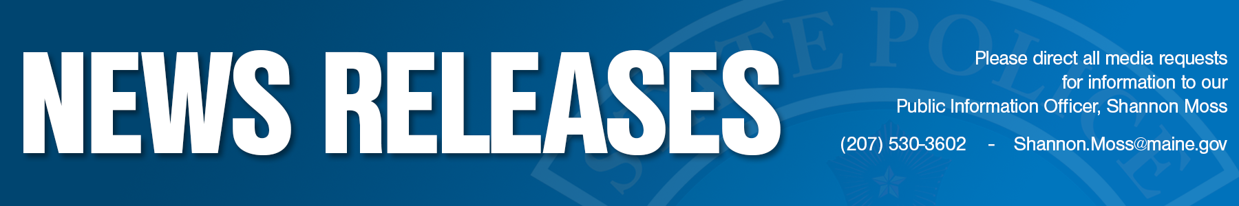 News Release Banner