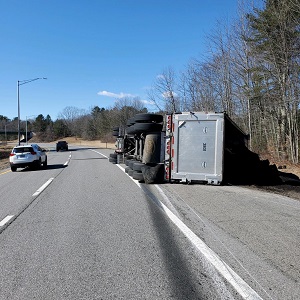 Tractor-Trailer rollover