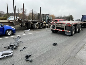 TT Trucks and debris