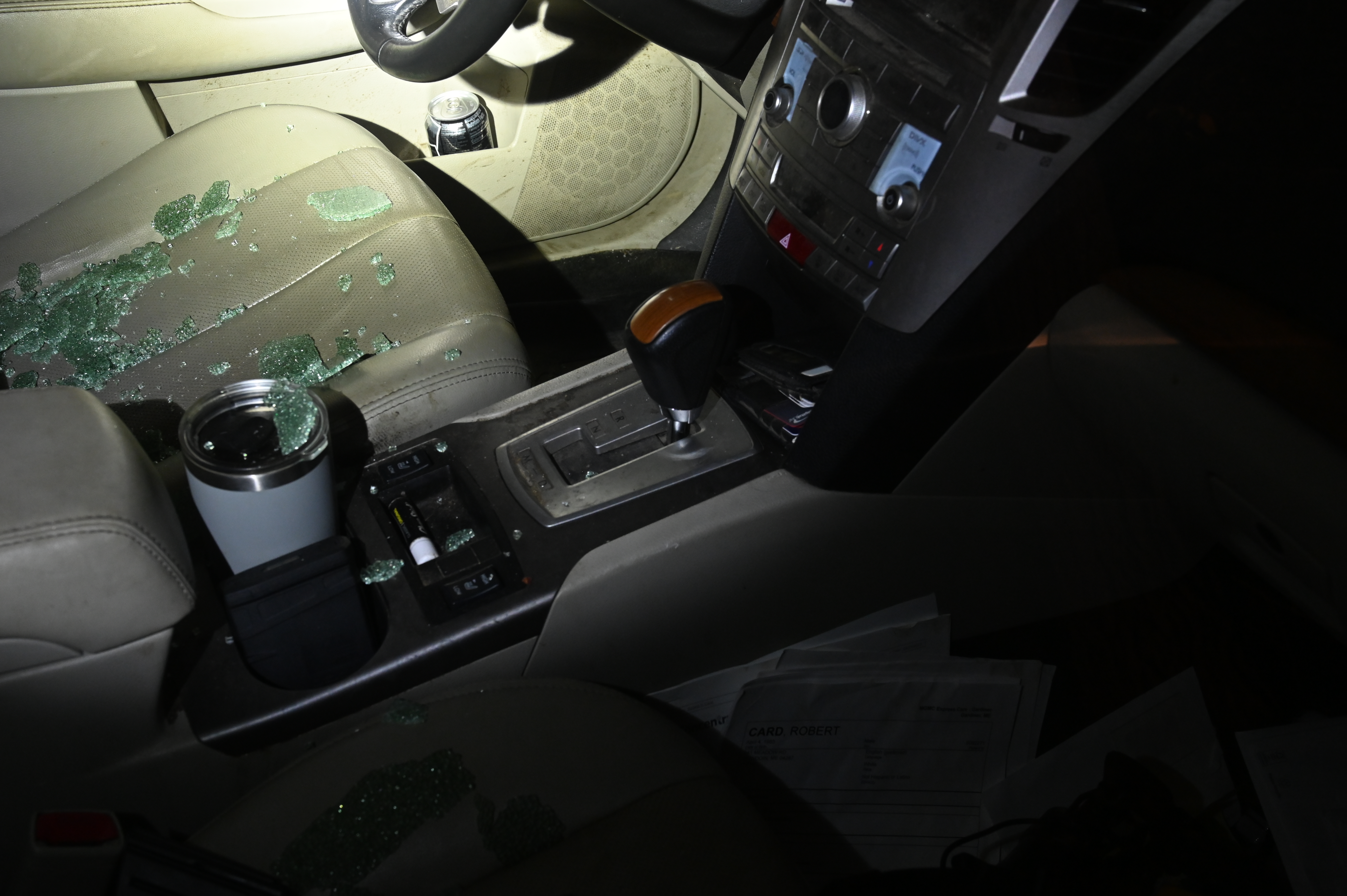 ROBERT CARD WHITE SUBARU