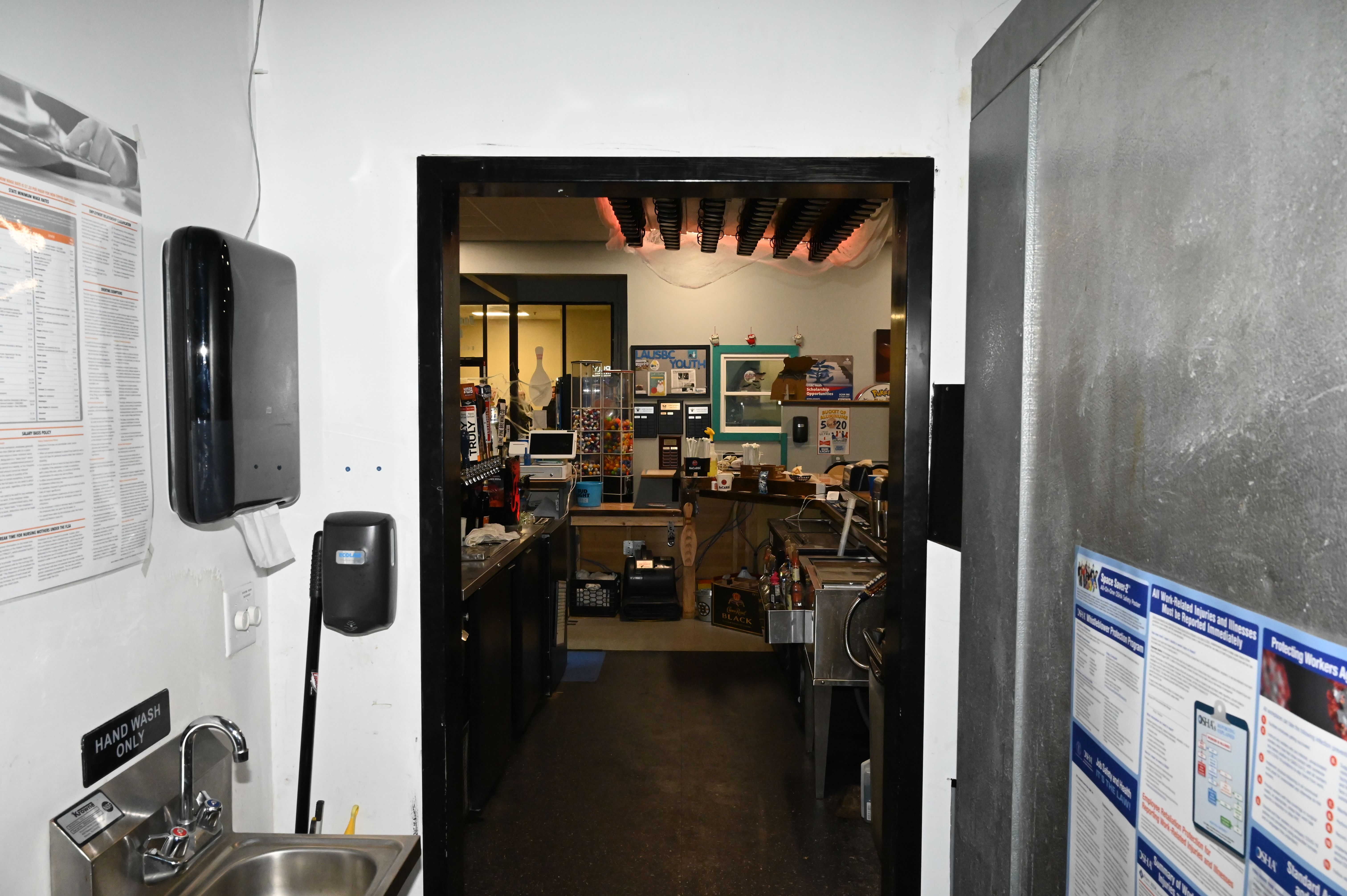 BOWLING ALLEY-CENTRAL AREA AND KITCHEN