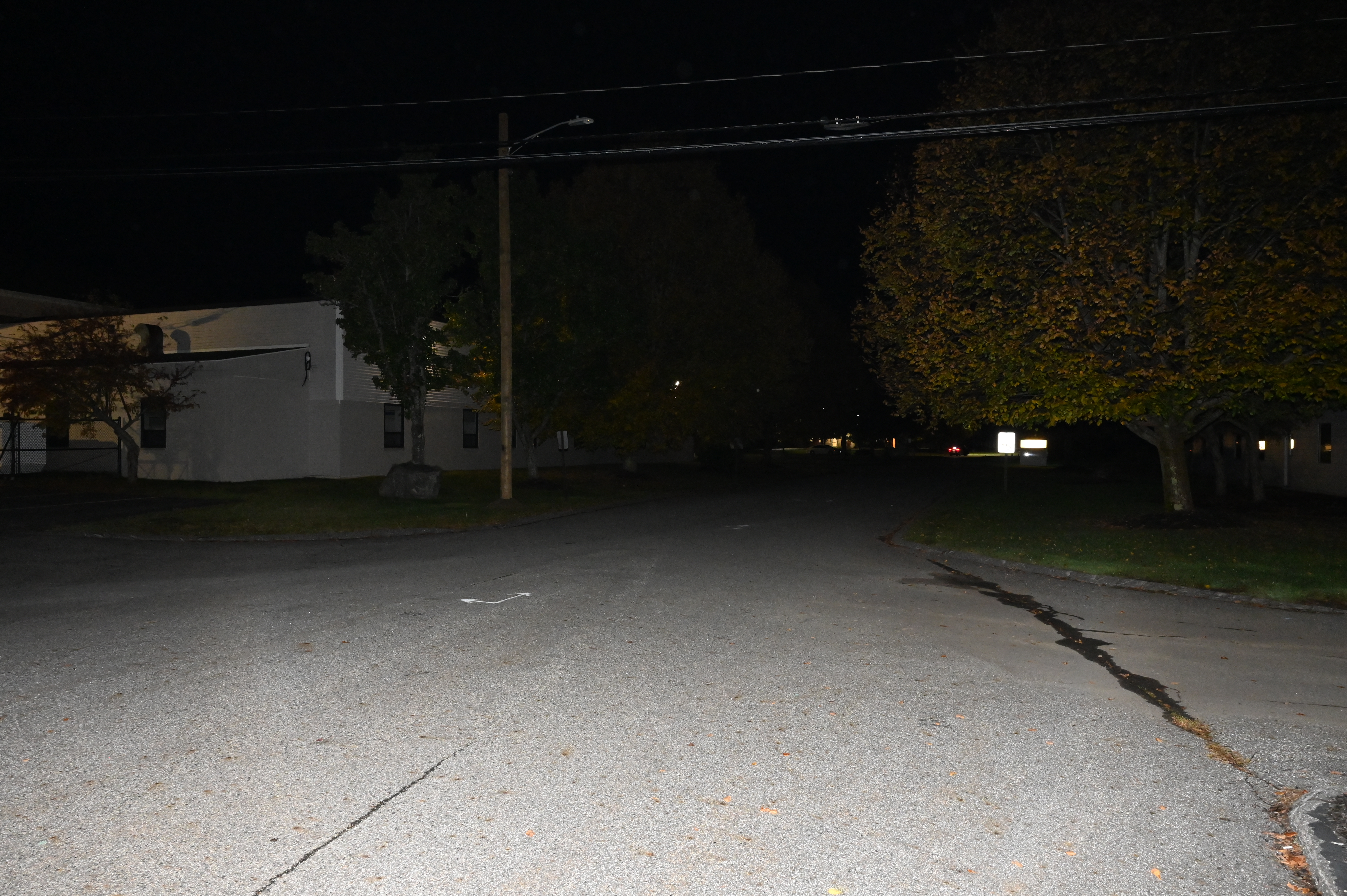 BOWLING ALLEY-OVERALL EXTERIOR (NIGHTTIME)