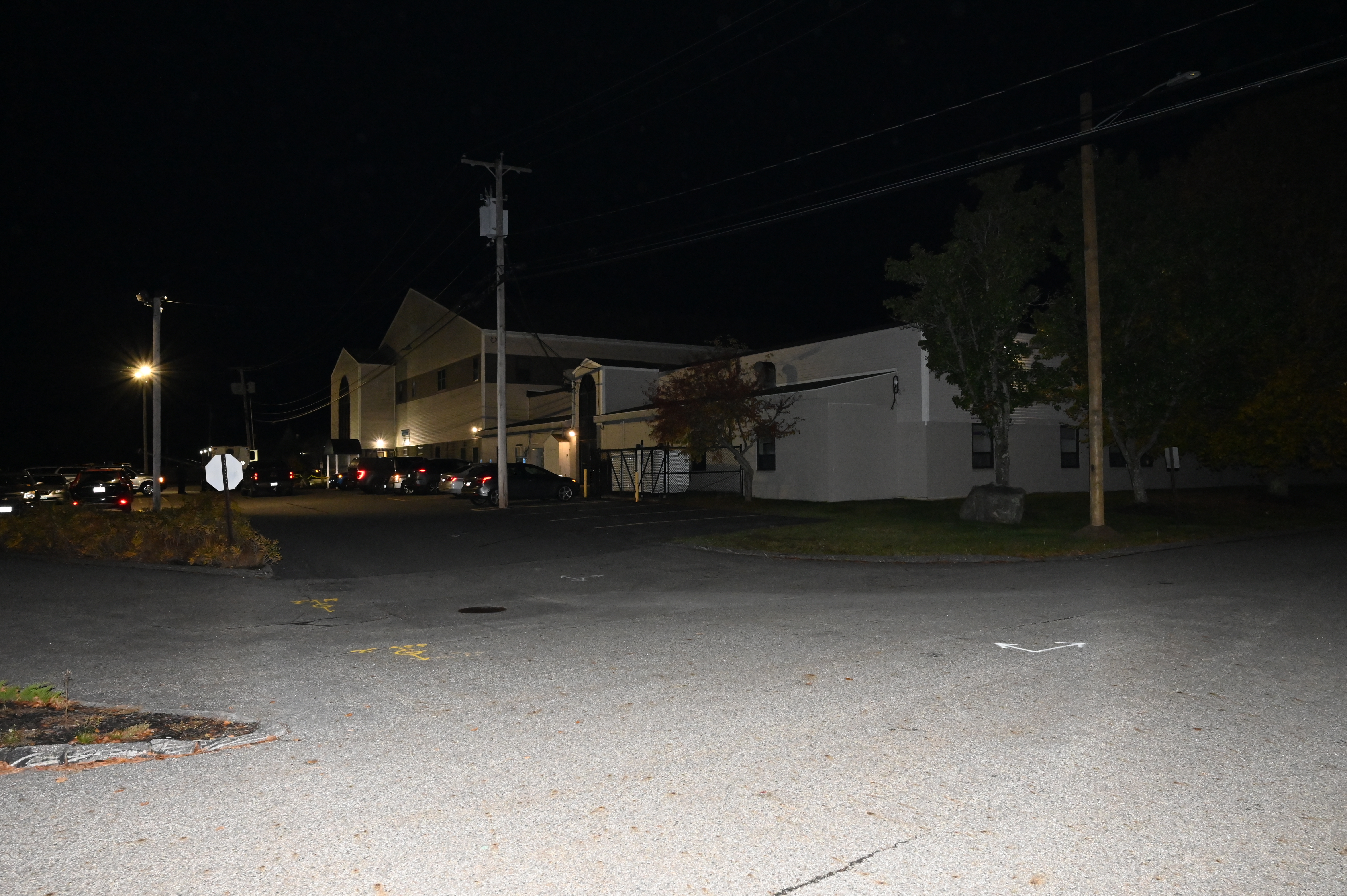 BOWLING ALLEY-OVERALL EXTERIOR (NIGHTTIME)