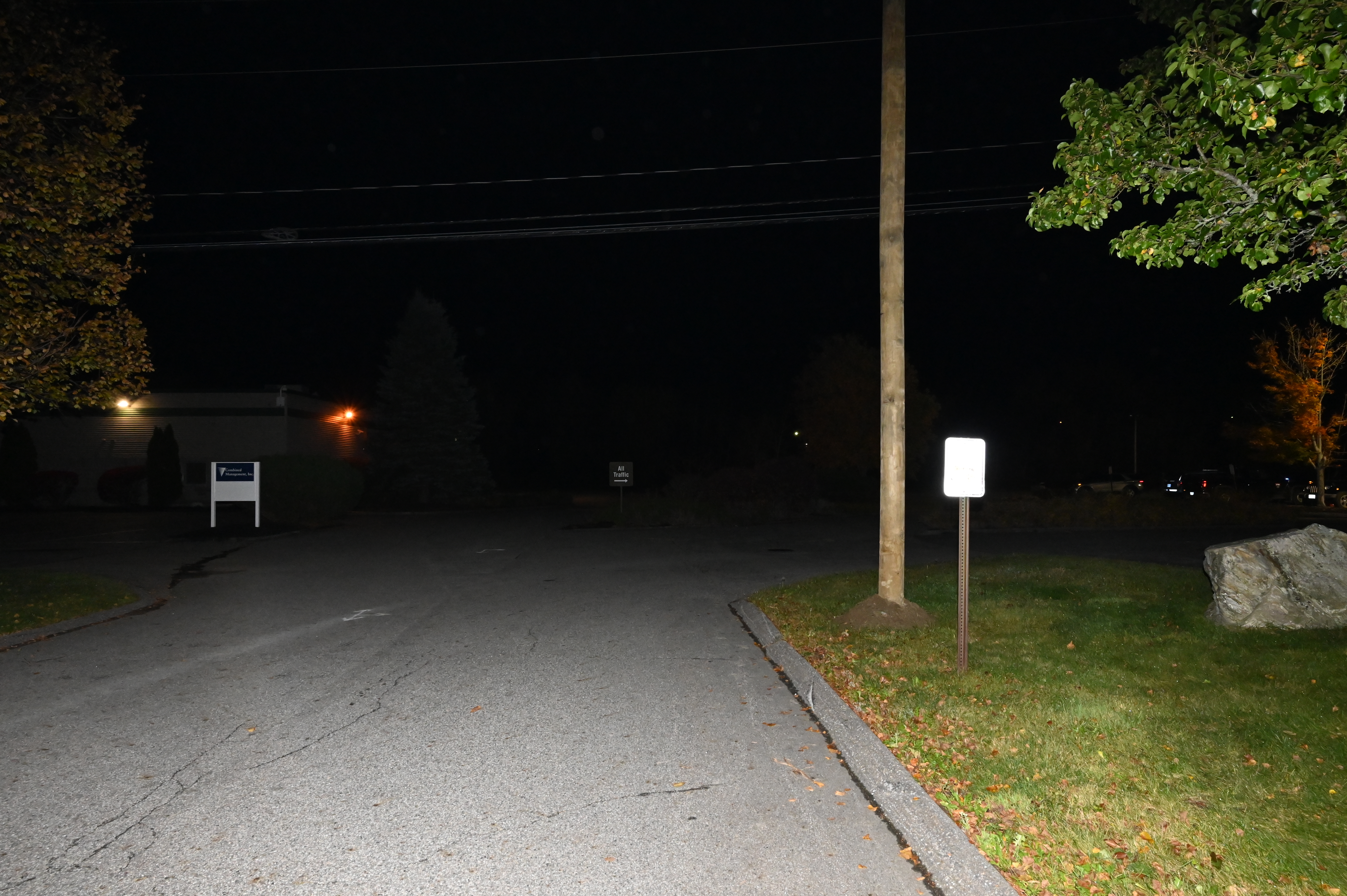 BOWLING ALLEY-OVERALL EXTERIOR (NIGHTTIME)