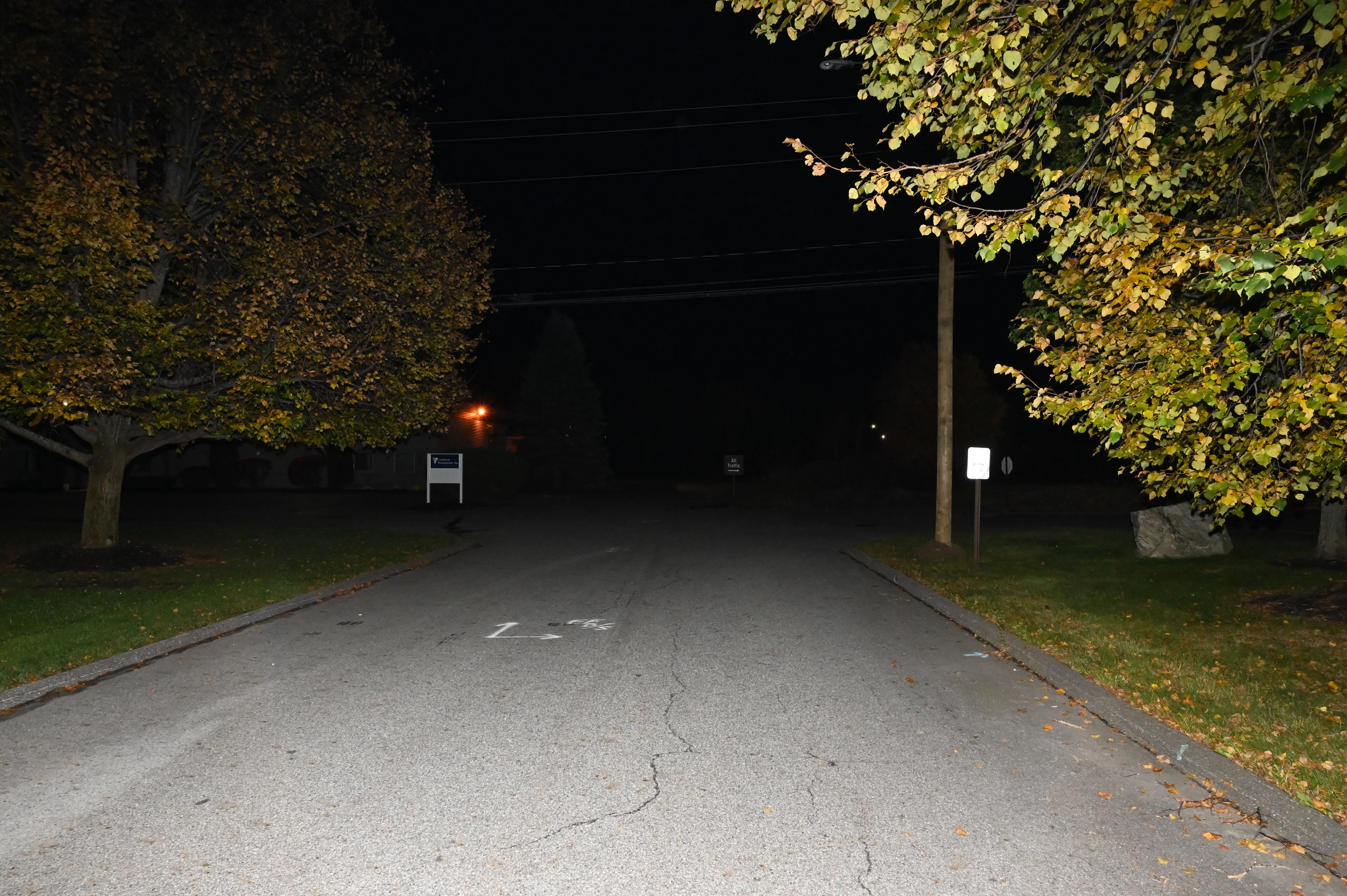 BOWLING ALLEY-OVERALL EXTERIOR (NIGHTTIME)